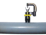 Duesenmontage auf PVC Rohr